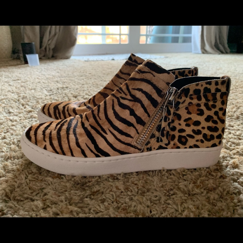 Dolce Vita High Top Leopard Sneakers